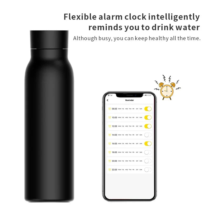 Tuya Bluetooth Smart Water Cup LCD Temperaturanzeige. Wasserverbrauchsaufzeichnung Warm Halten Flasche Funktioniert Mit Tuya Smart Life APP