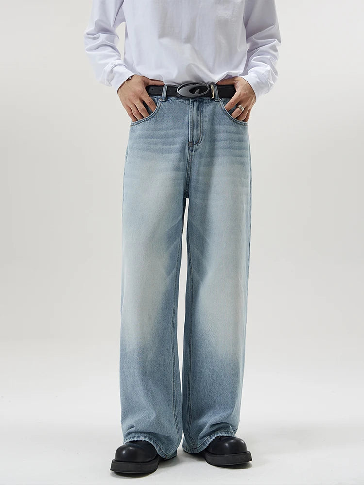 Vintage Men's Baggy Straight Jeans