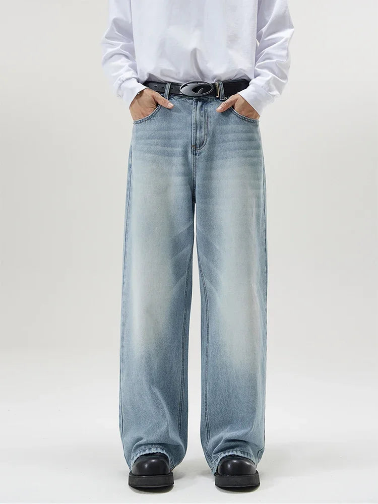 Vintage Men's Baggy Straight Jeans