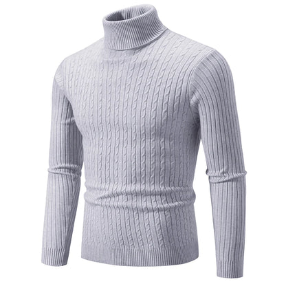 Neue Männer High Neck Pullover Casual Turtleneck Sweatwear Wolle Herren Winter Outdoor Tops