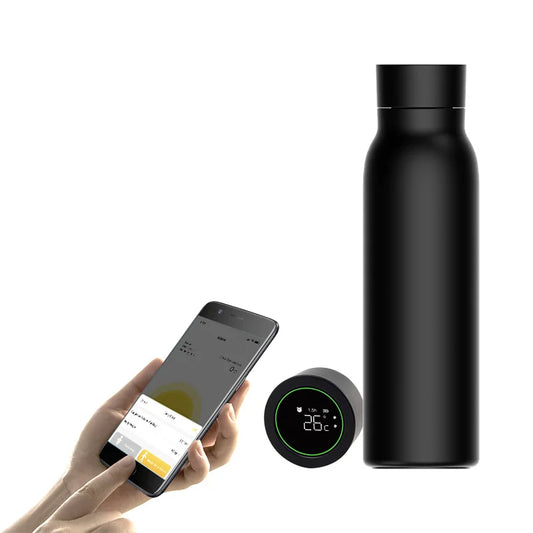 Tuya Bluetooth Smart Water Cup LCD Temperaturanzeige. Wasserverbrauchsaufzeichnung Warm Halten Flasche Funktioniert Mit Tuya Smart Life APP